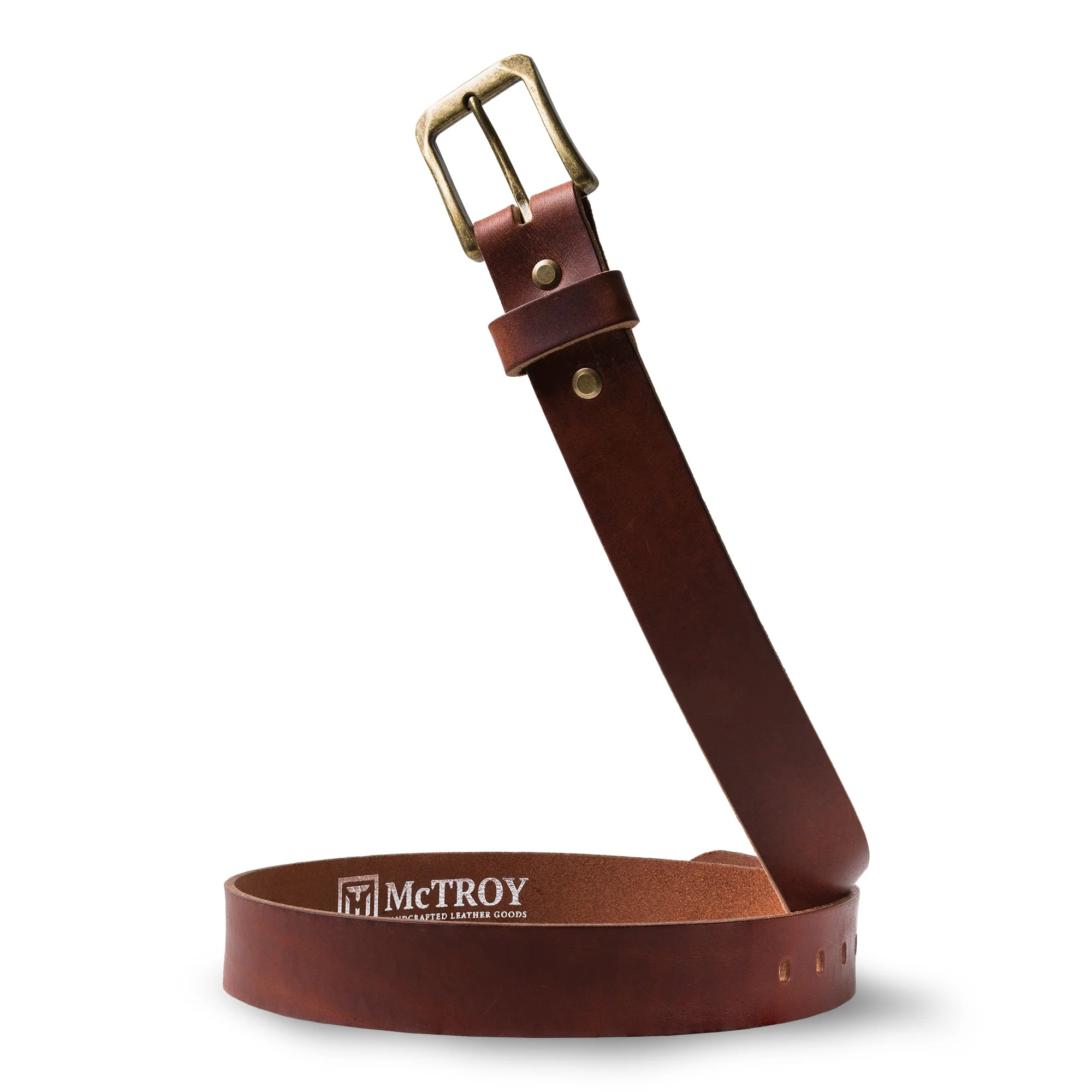 McTroy | Leather Belt | Rustic Brown - Image 4