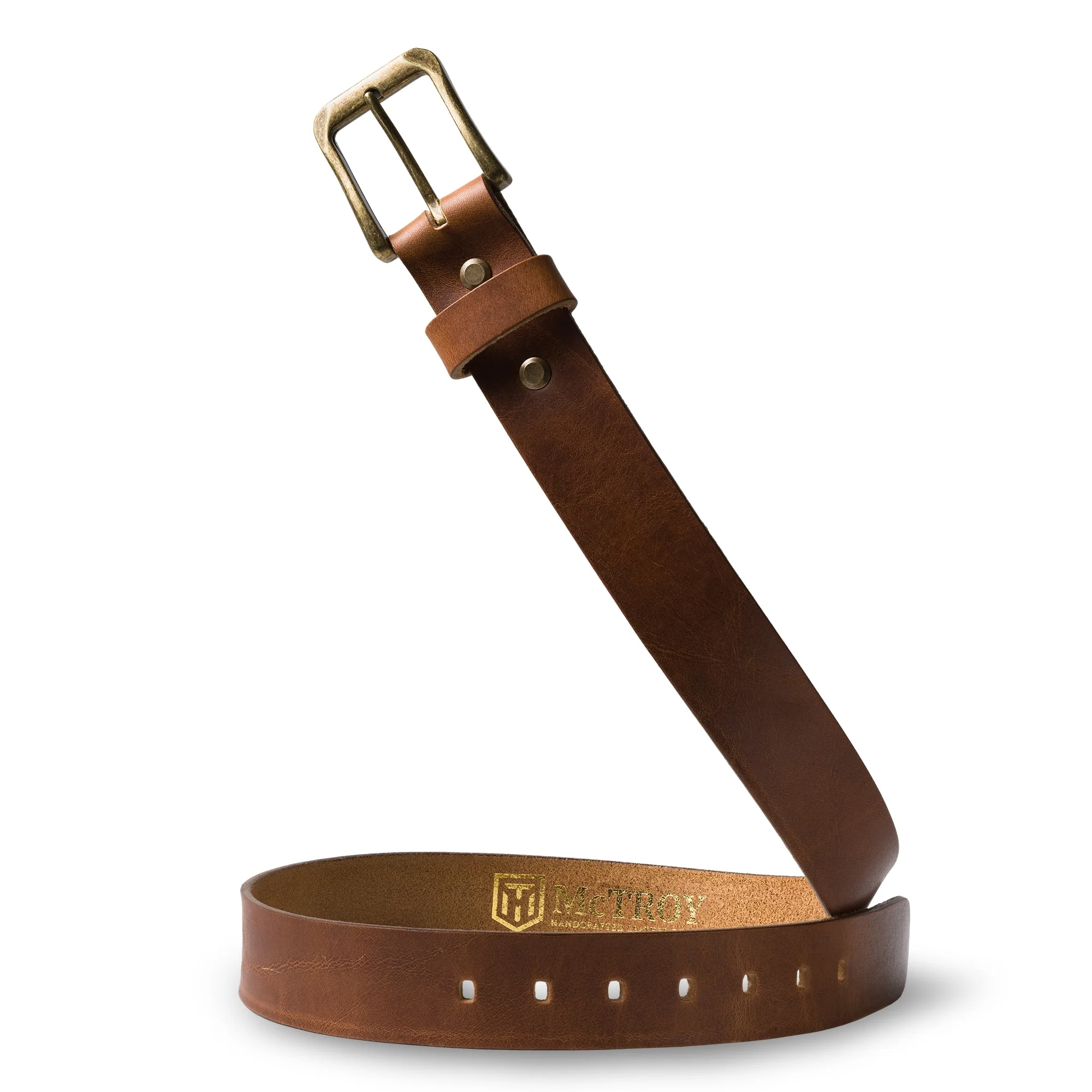 McTroy | Leather Belt | Saddle Brown - Image 4