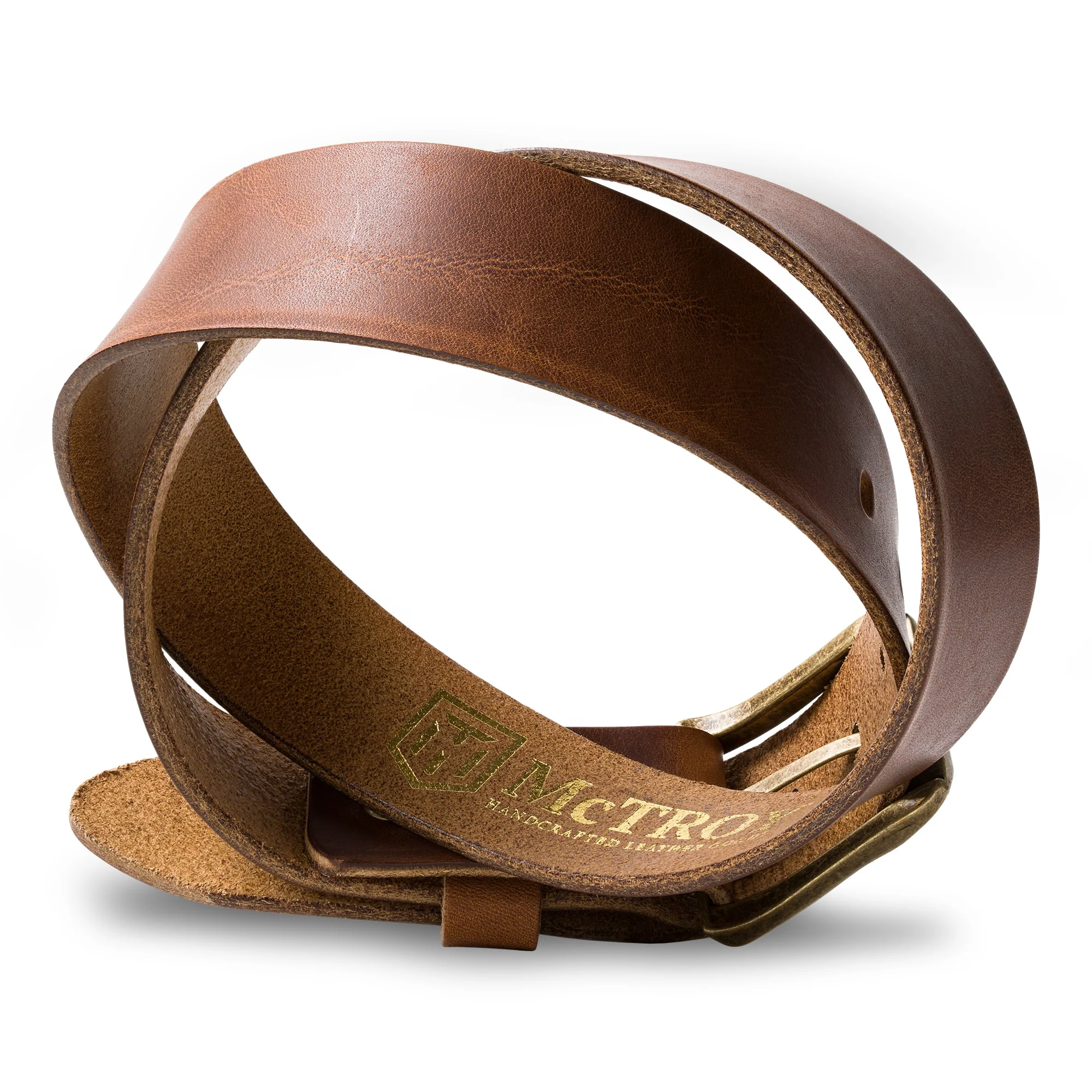 McTroy | Leather Belt | Saddle Brown - Image 5