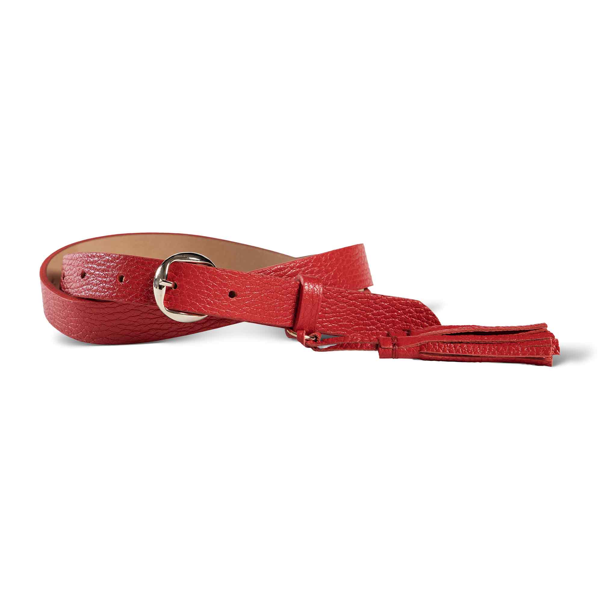 Womens Leather Belt | Melody | Cardinal - Image 3