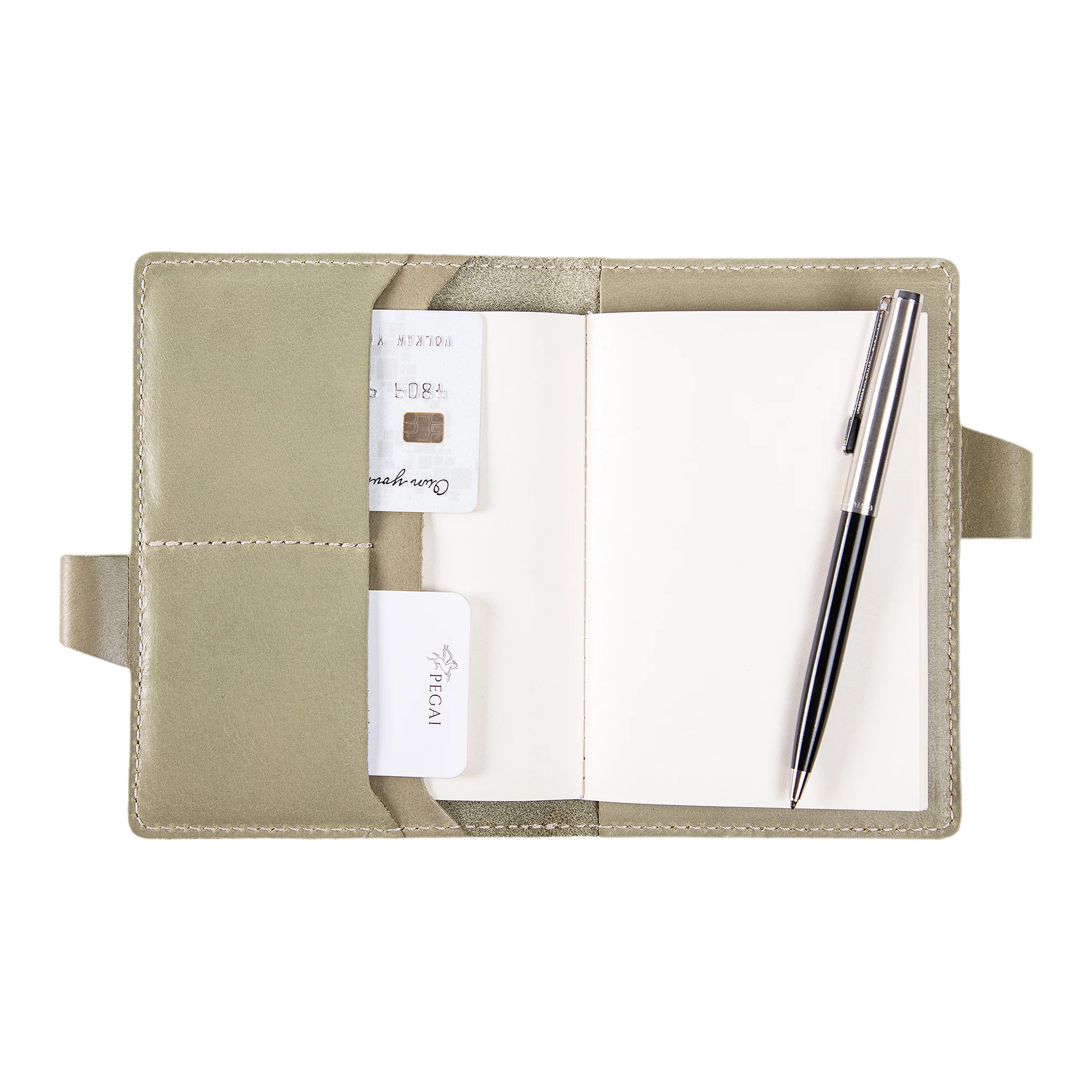 Mood | Leather Notebook Cover | Aqua - Image 3