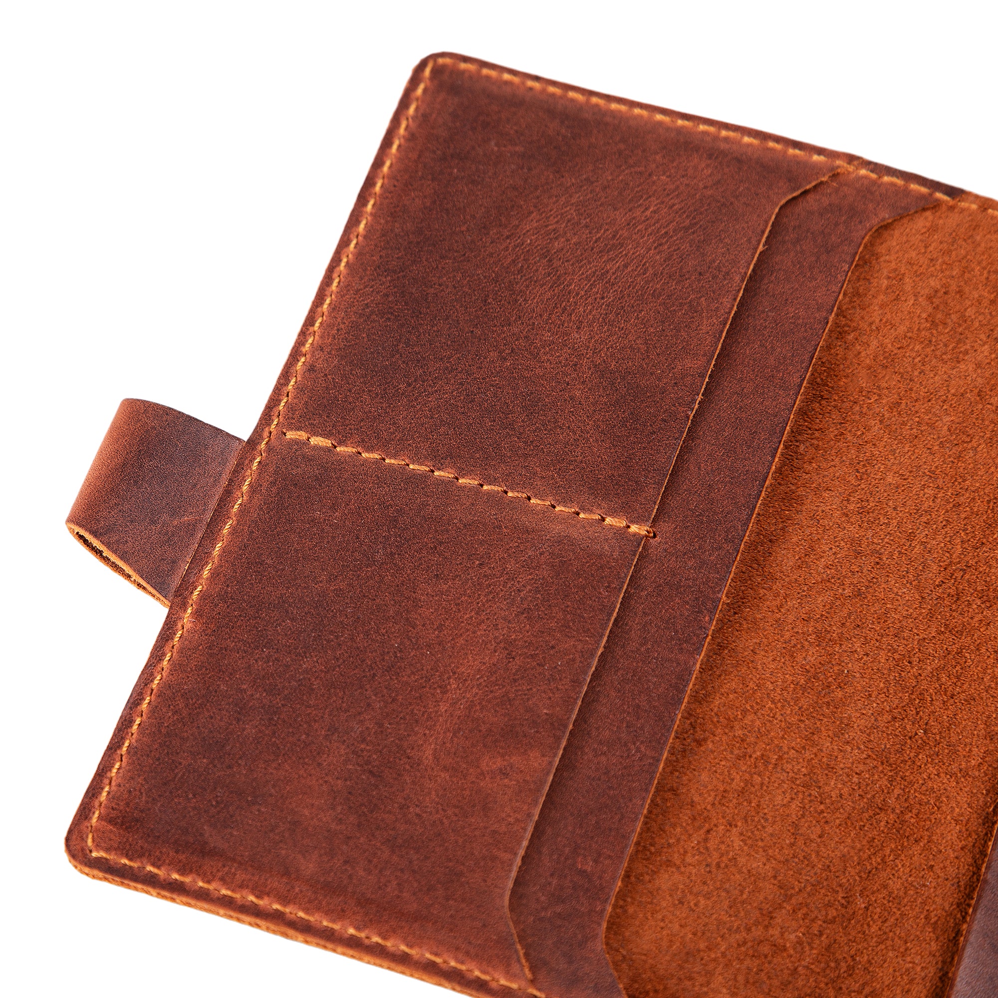 Mood | Leather Notebook Cover | Brick Brown - Image 6