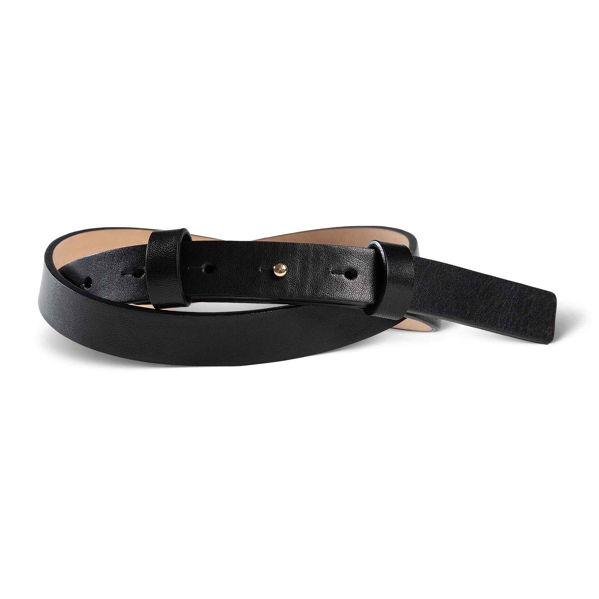 Womens Leather Belt | Pearl | Black - Image 3
