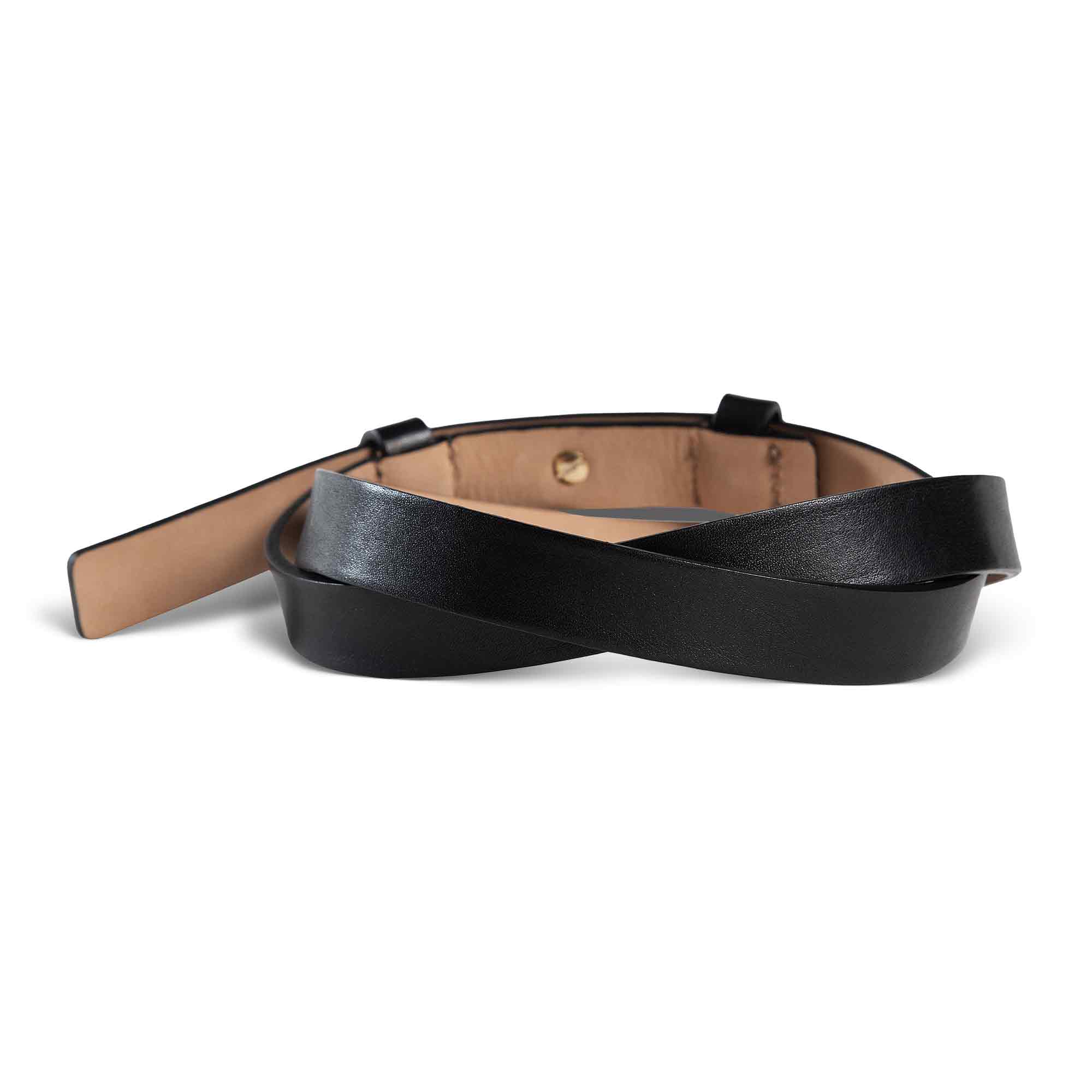 Womens Leather Belt | Pearl | Black - Image 4