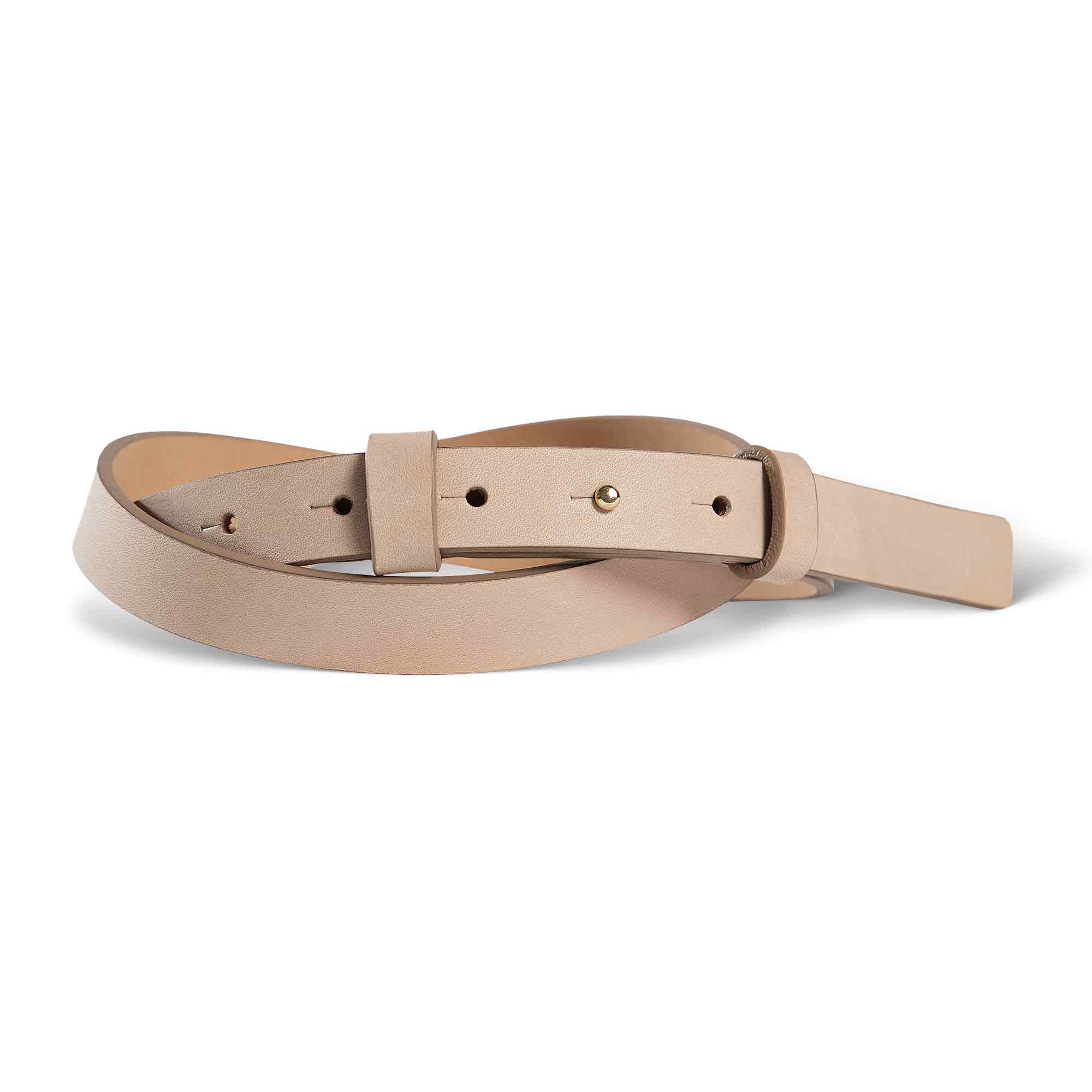 Womens Leather Belt | Pearl | Seashell - Image 3