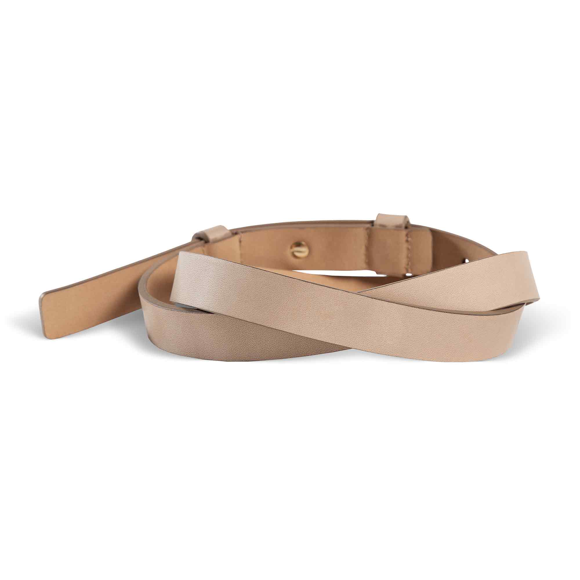 Womens Leather Belt | Pearl | Seashell - Image 4