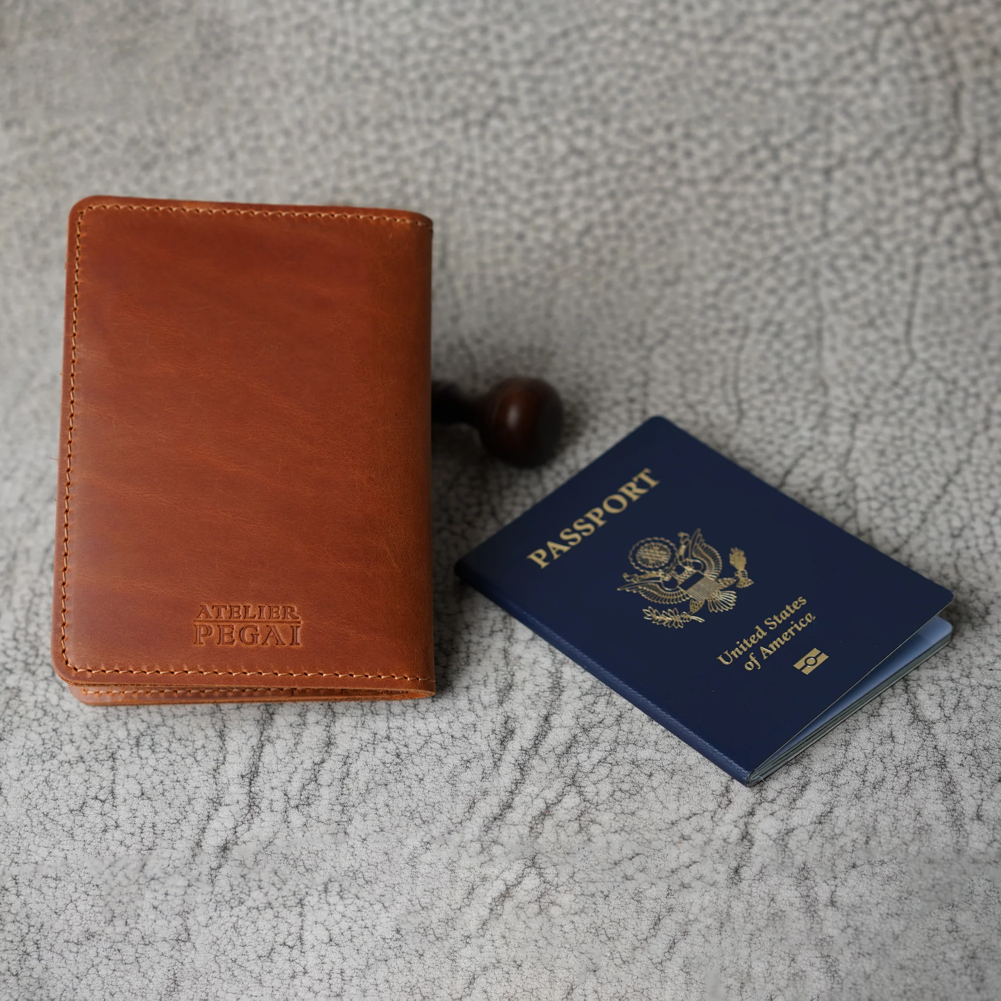 Pike Leather Passport Wallet | Alpine Whiskey - Image 2