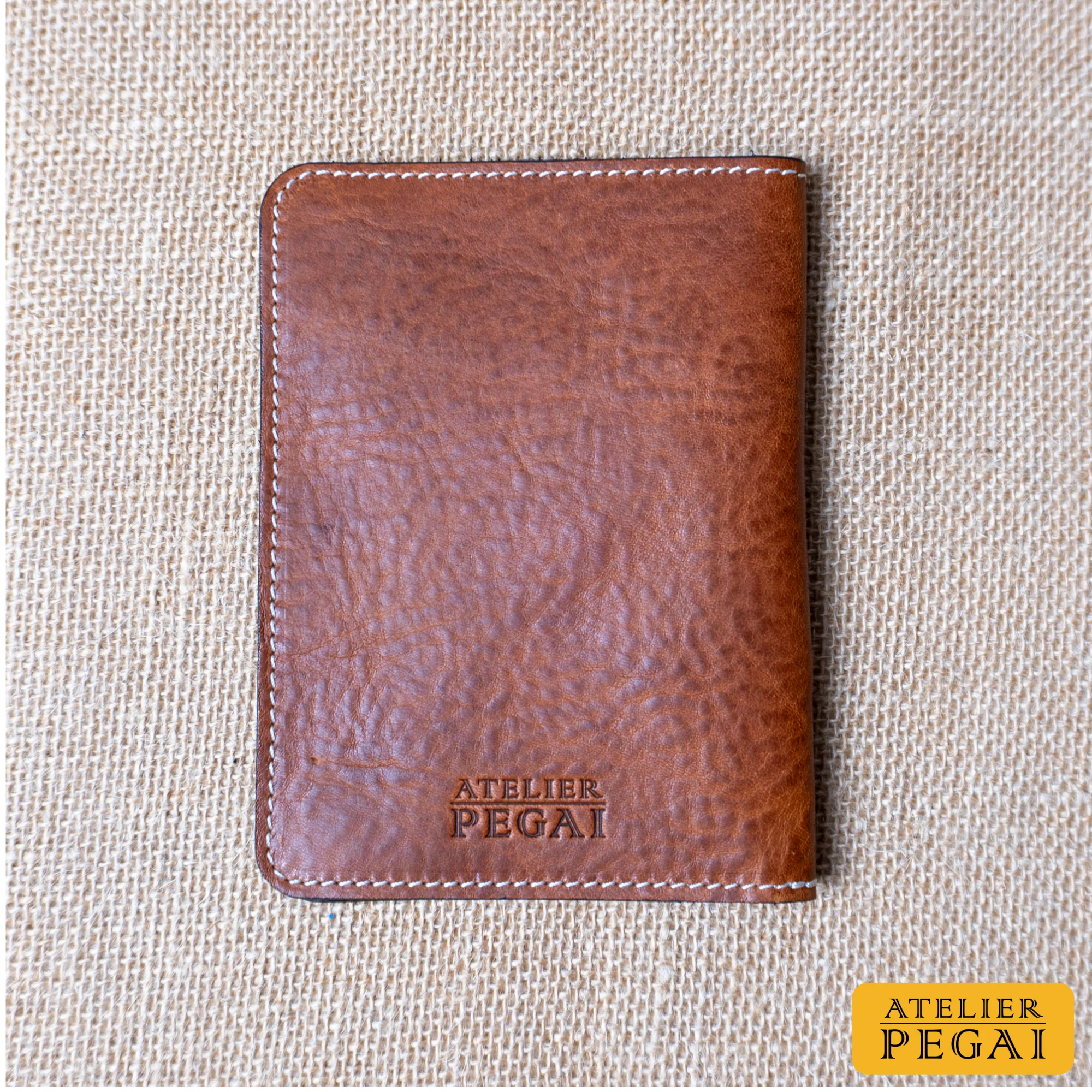 Pike Leather Passport Wallet | Vegtan Missouri Brown - Image 6