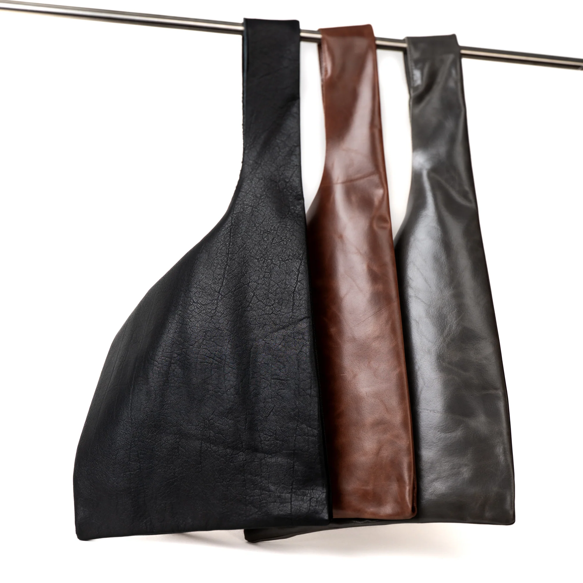 Poşet Leather Grocery Bag | Gray - Image 4