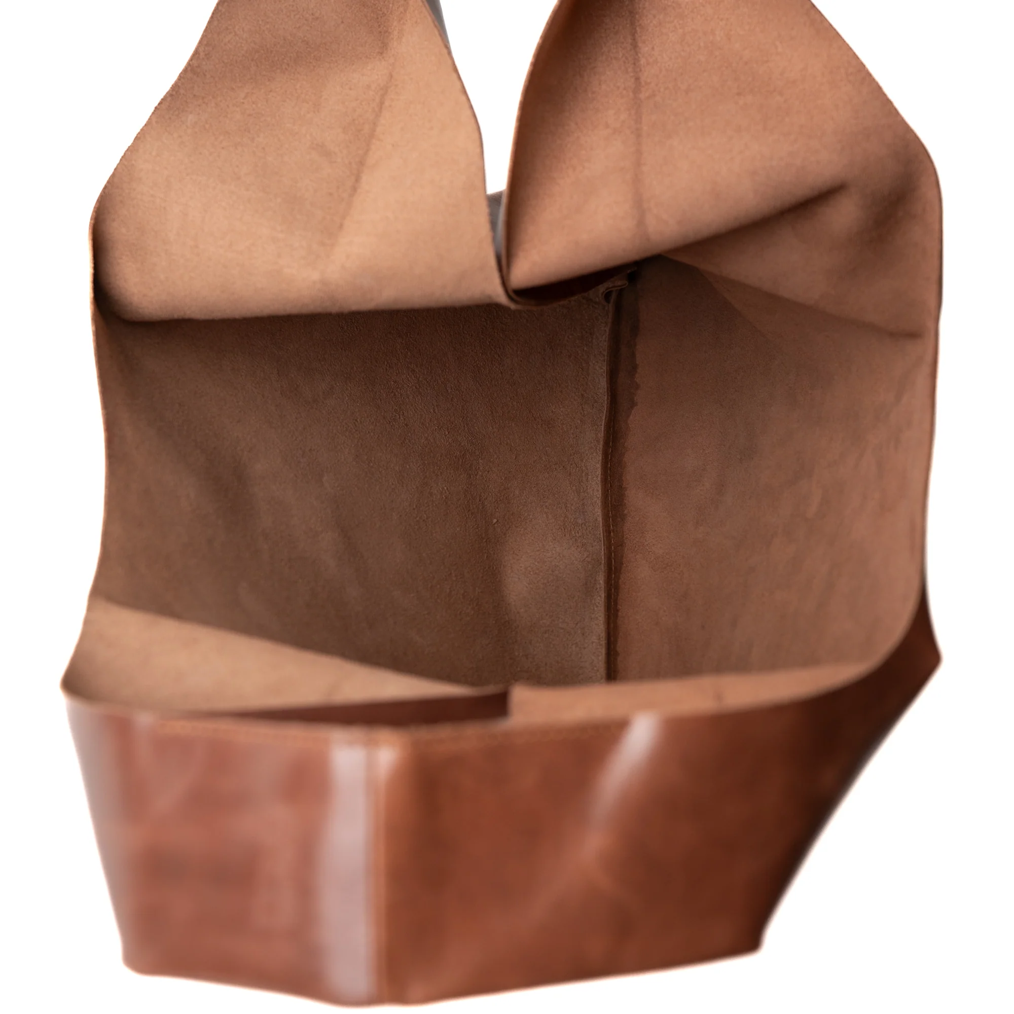 Poşet Leather Grocery Bag | Tobacco - Image 4
