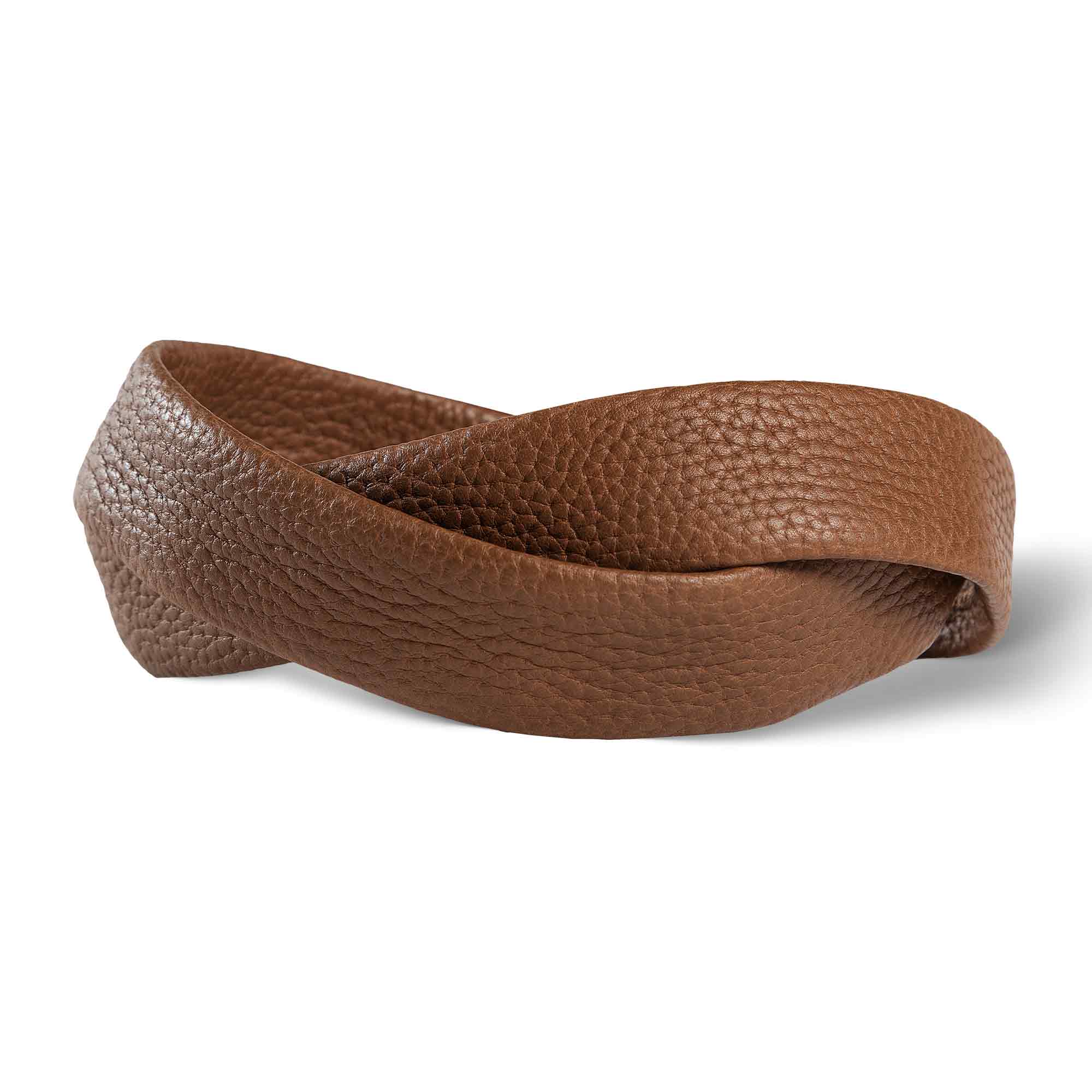 Mens Fashion Leather Belt | Preston | Caramel - Image 4