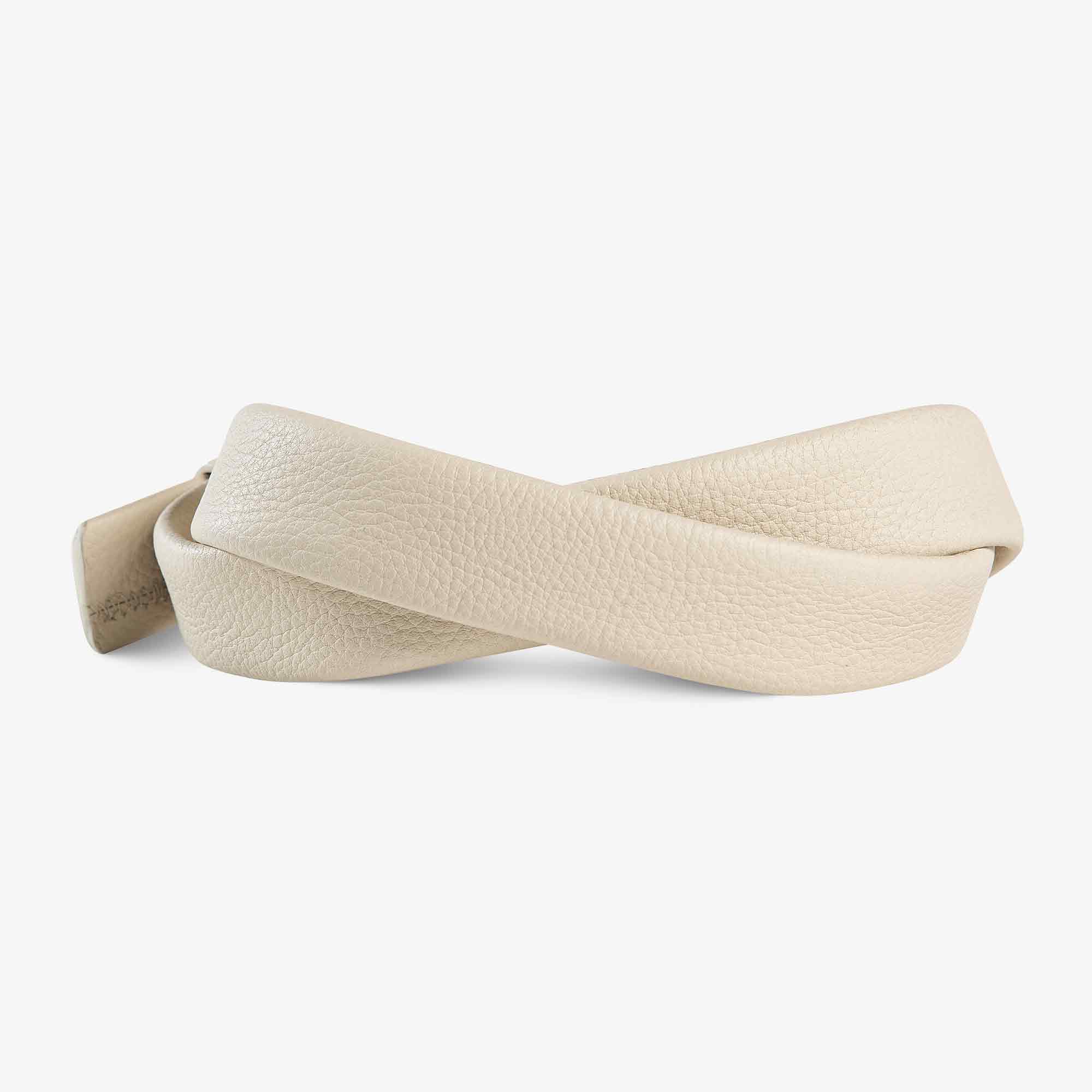 Mens Fashion Leather Belt | Preston | Ivory - Image 4