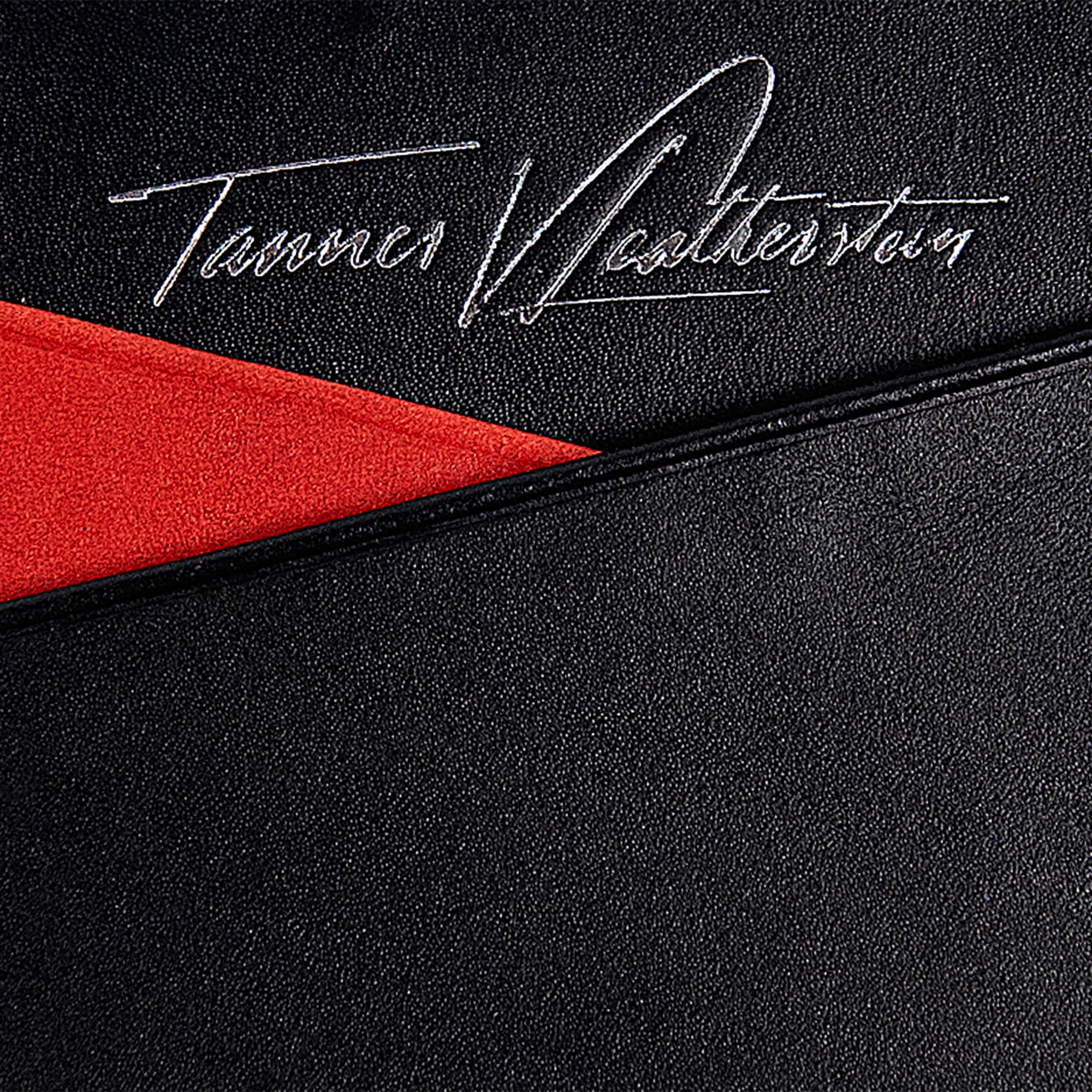 Ricky | Italian Leather Card Holder | Black & Red - Image 4