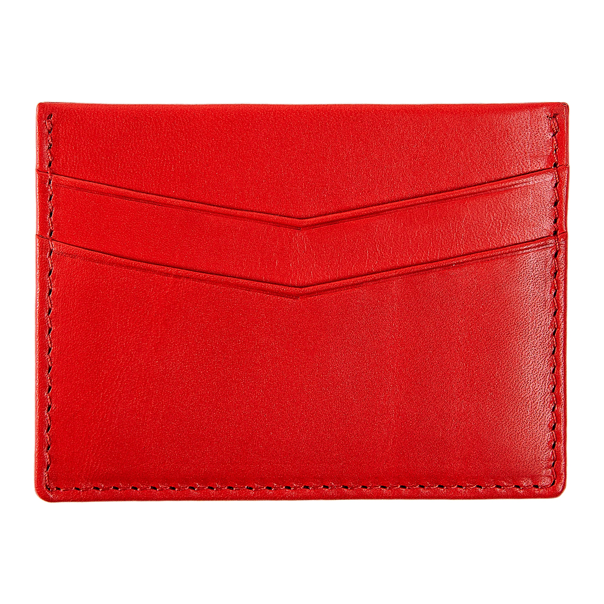 Ricky | Italian Leather Card Holder | Red - Image 4