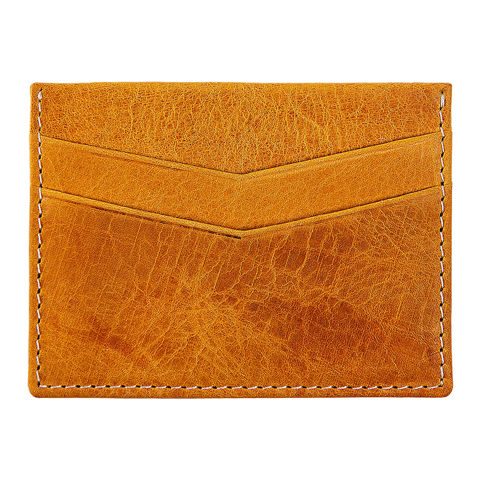 Ricky | Italian Leather Card Holder | Yellow - Image 4