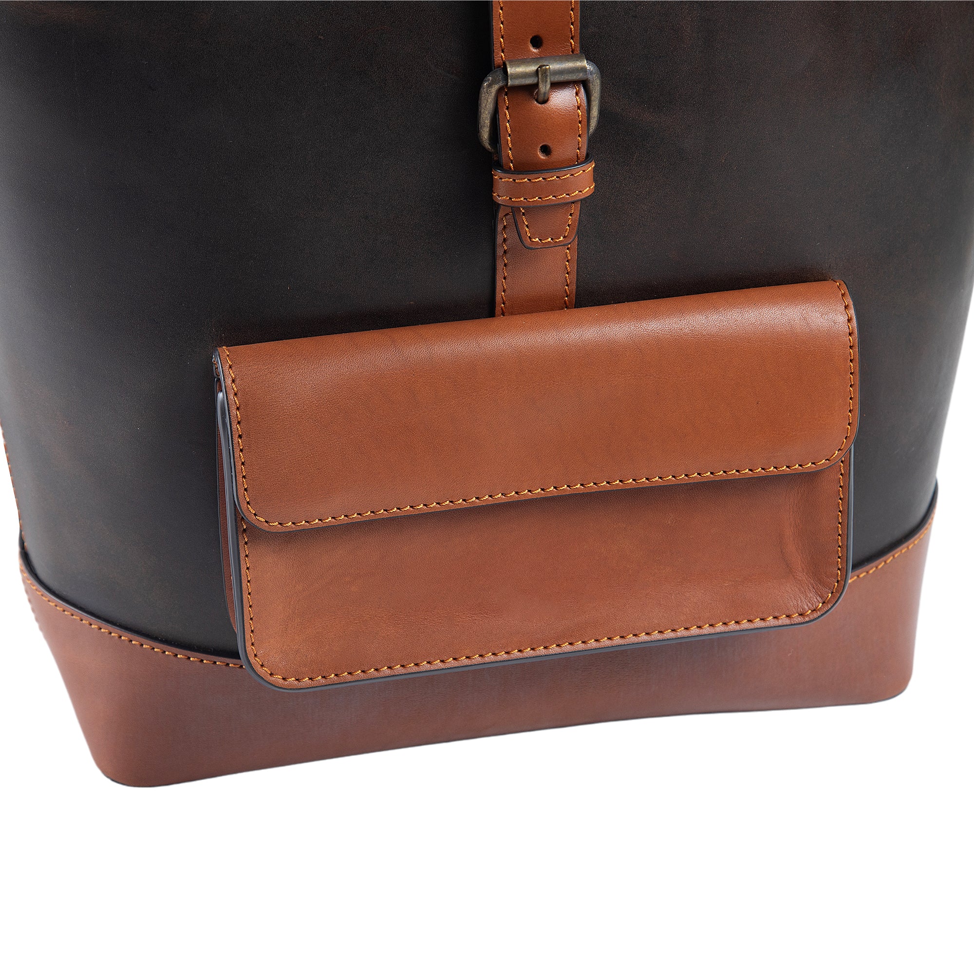 Rocky | Rolltop Backpack | Antique Brown - Image 5
