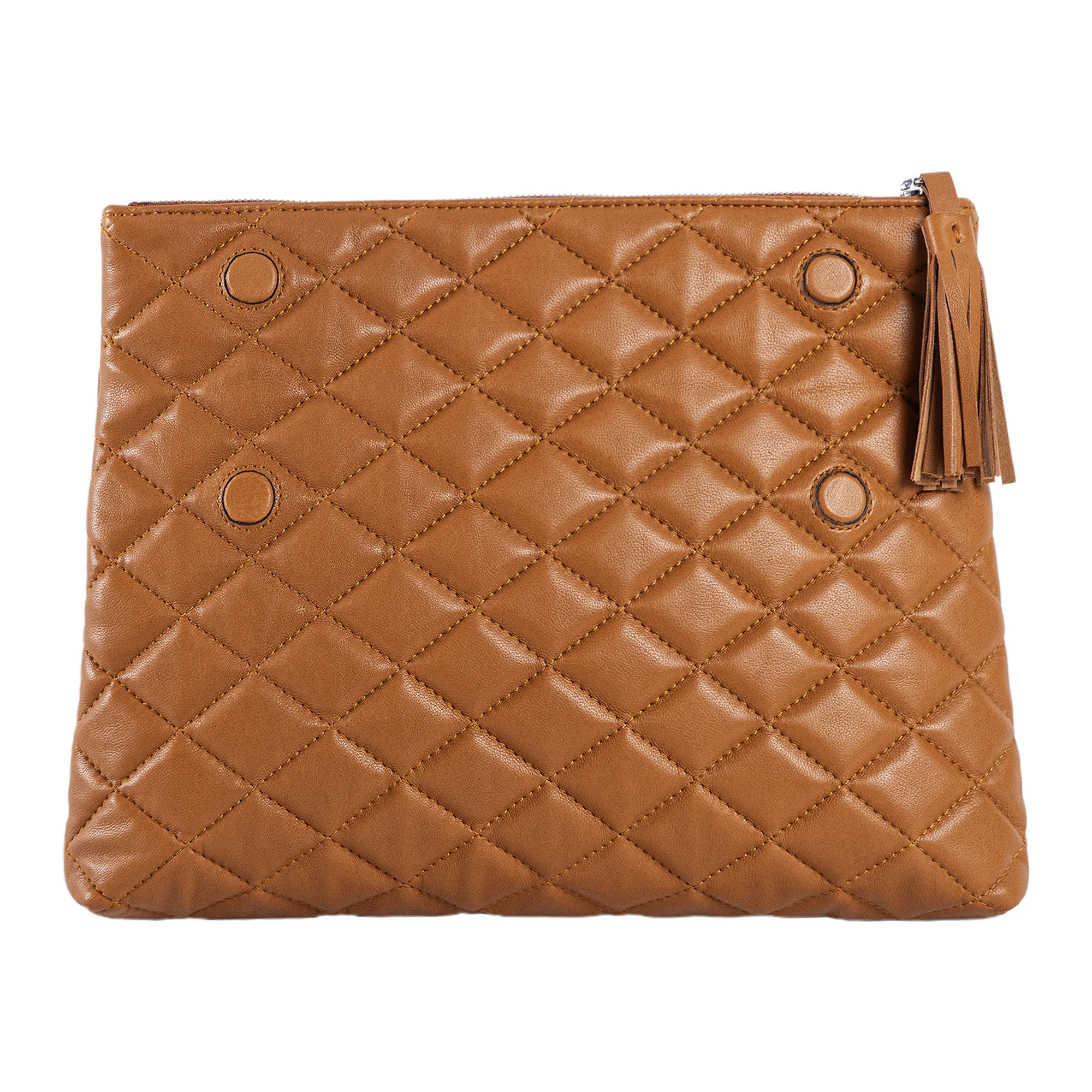 Sandy | Flap Clutch Handbag | Mustard - Image 6