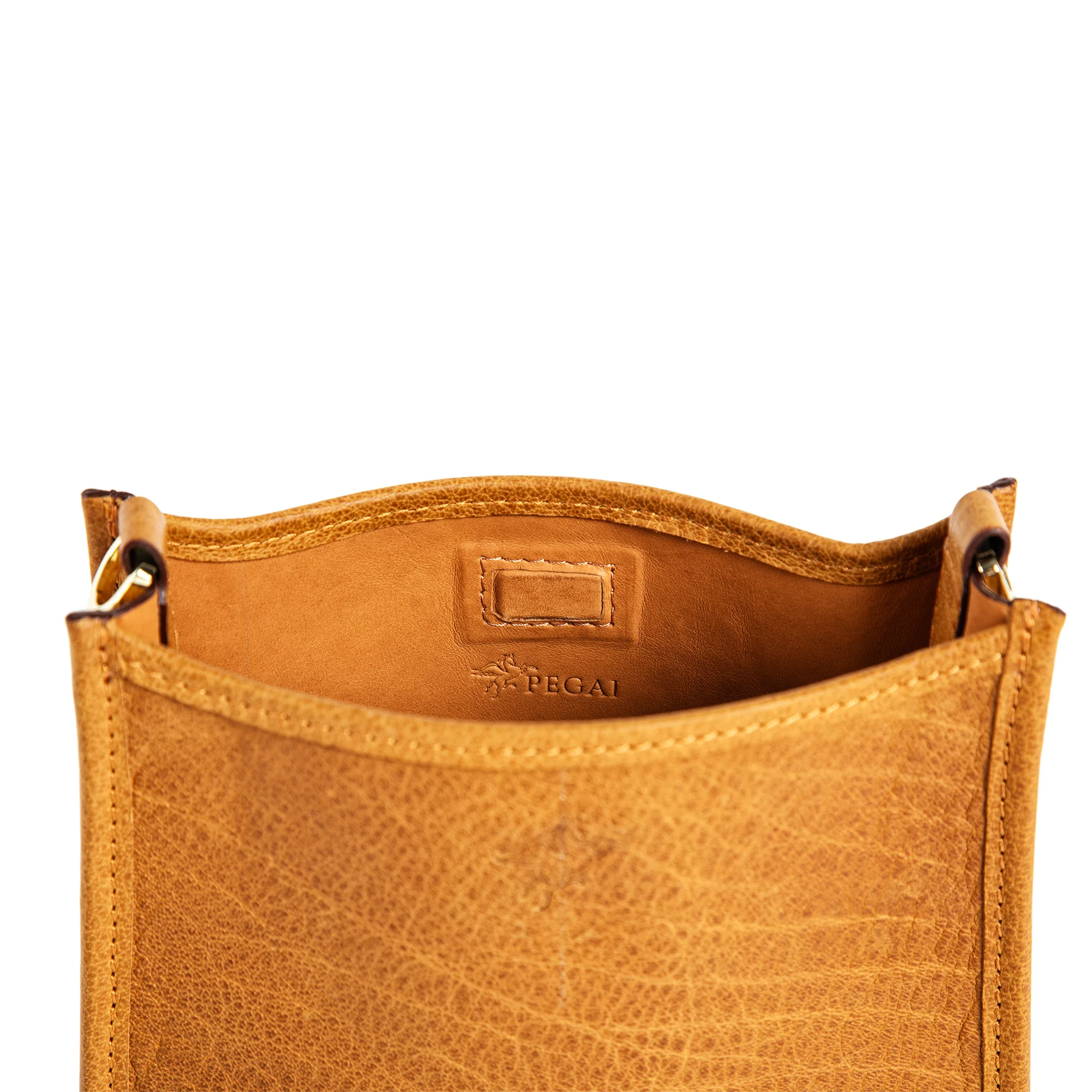 Spring | Hobo Crossbody Bag | Cinnamon w/ Gold Hardware - Image 5