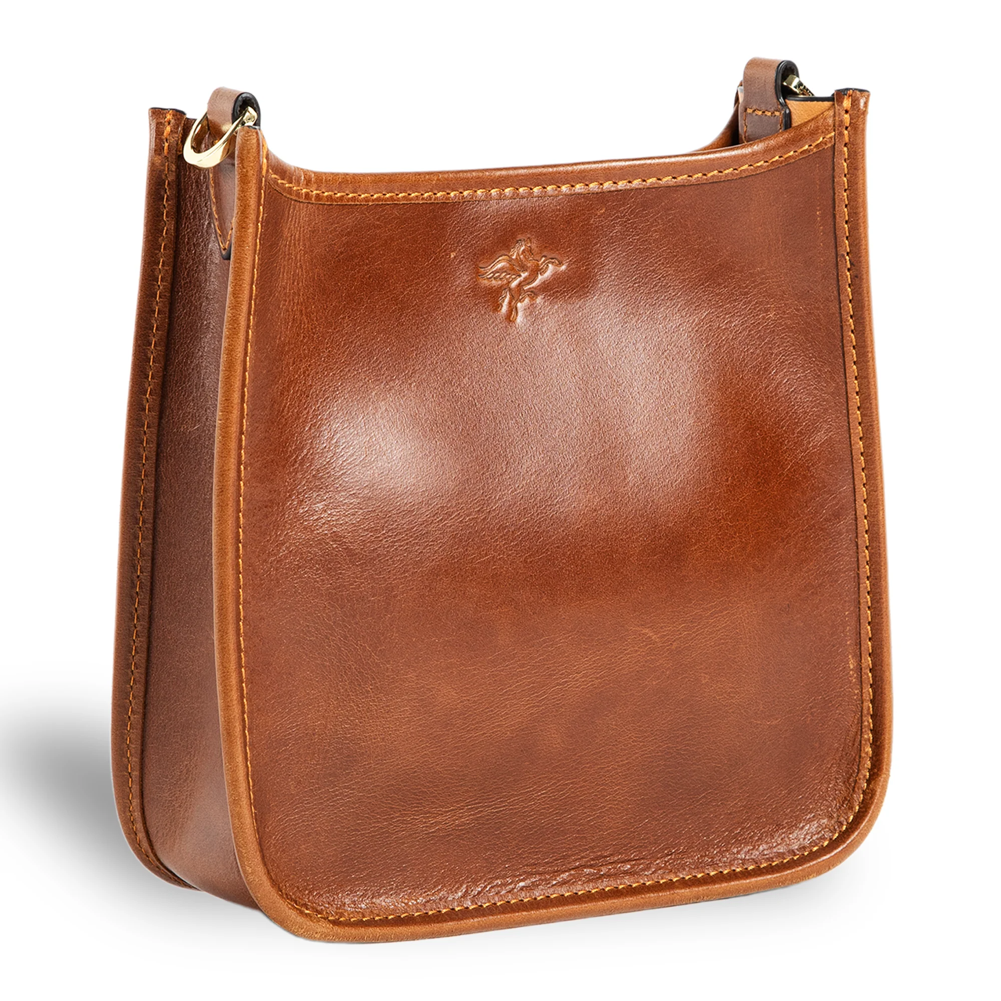 Spring | Hobo Crossbody Bag | Taba Brown w/ Gold Hardware - Image 6