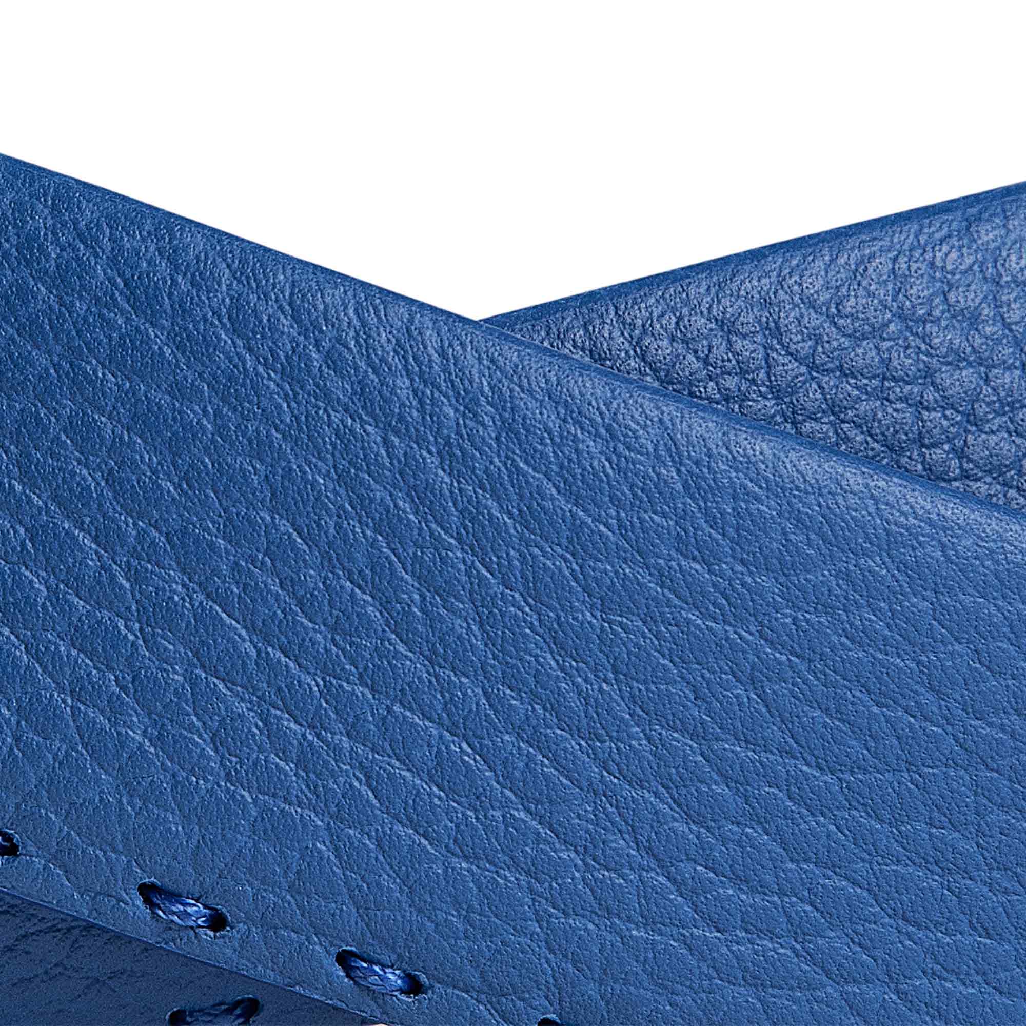 Mens Fashion Leather Belt | Sylvan | Cobalt - Image 5