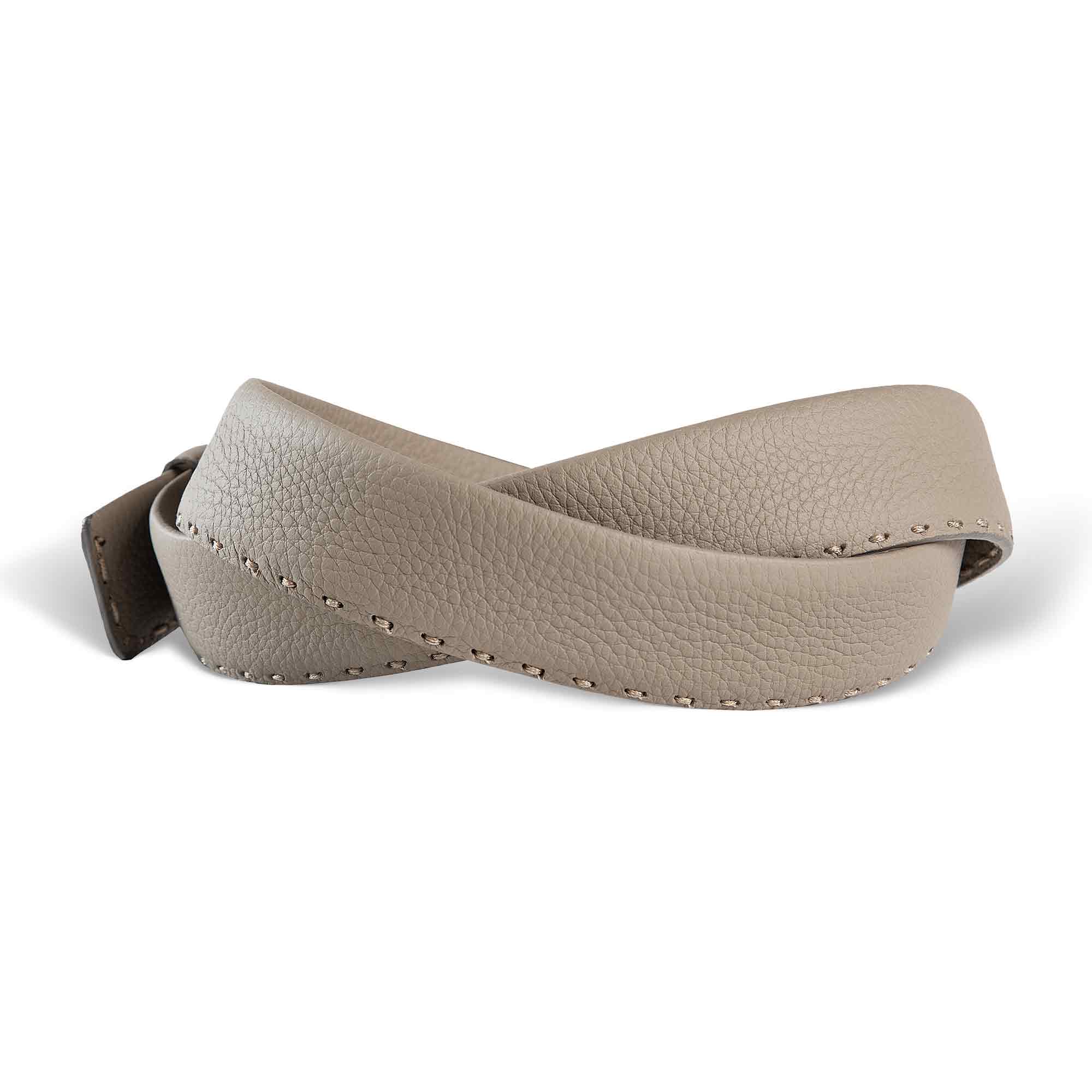 Mens Fashion Leather Belt | Sylvan | Ash - Image 4