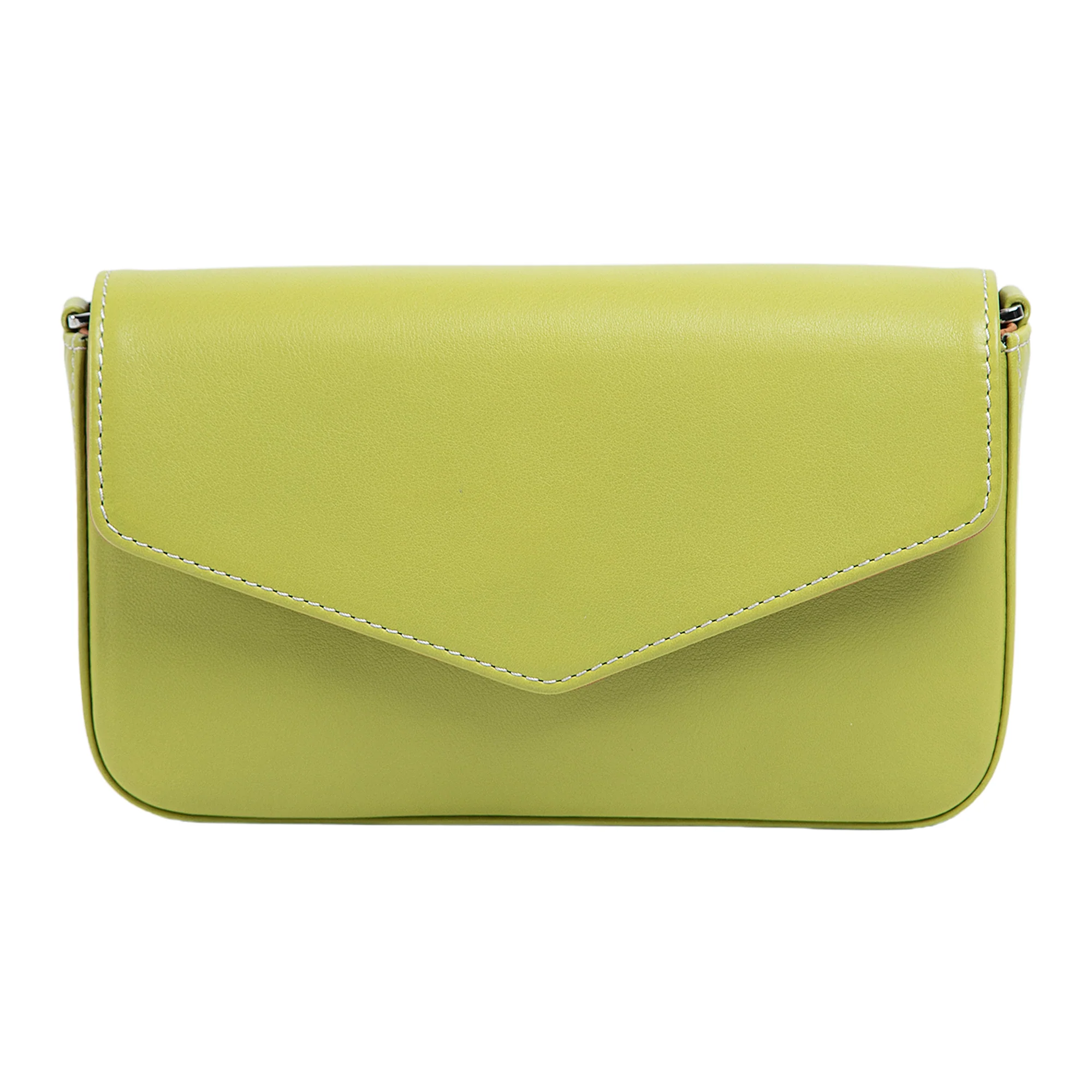 Viola | Clutch Crossbody Bag w/ Slim Wallet | Lime - Image 3