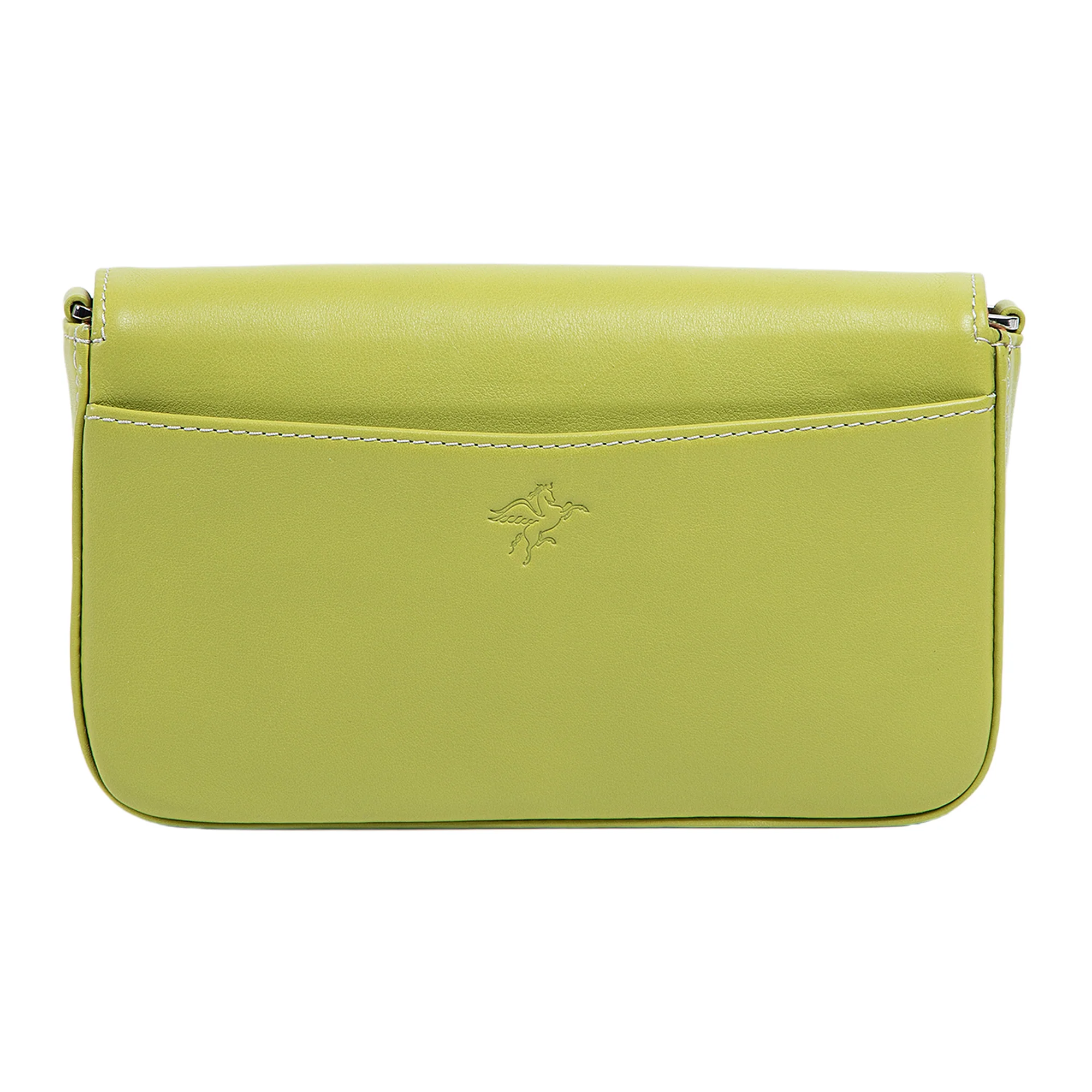 Viola | Clutch Crossbody Bag w/ Slim Wallet | Lime - Image 8