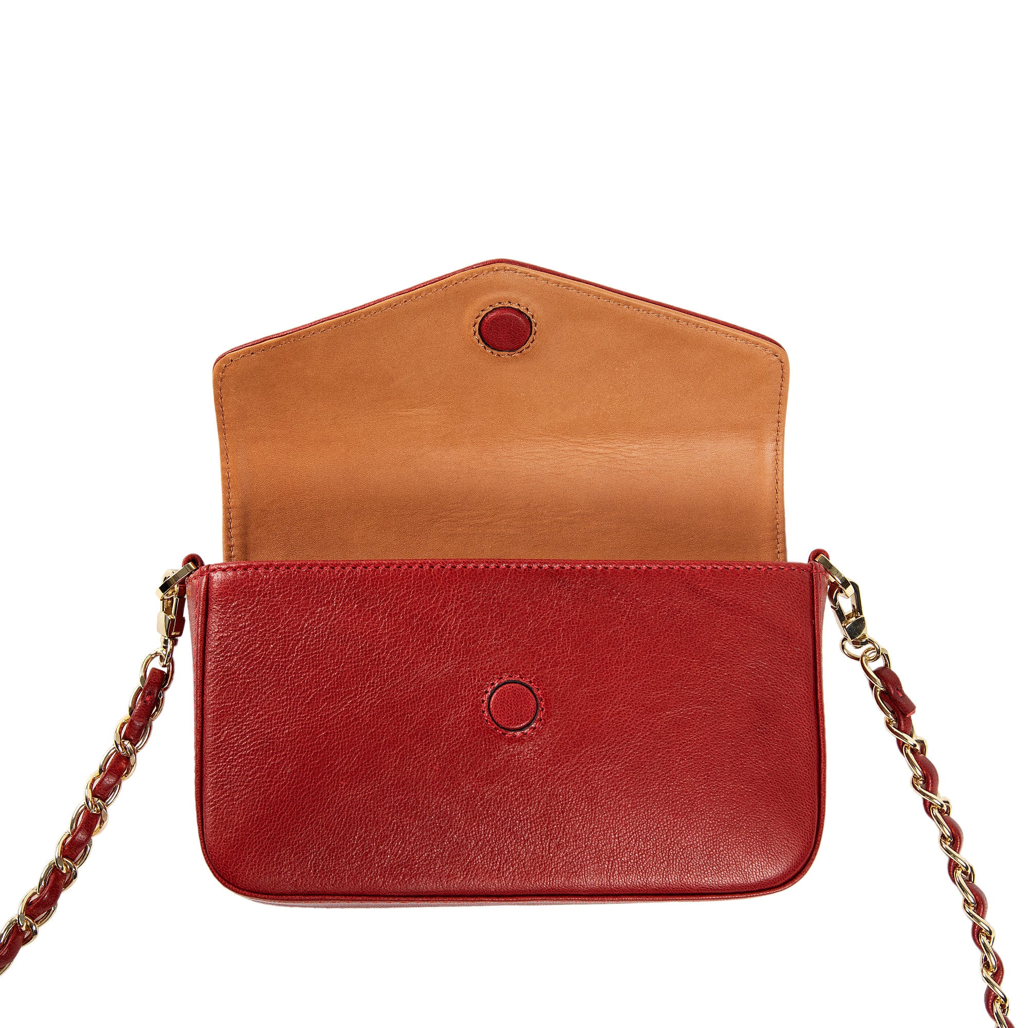 Viola | Clutch Crossbody Bag w/ Slim Wallet | Red - Image 7