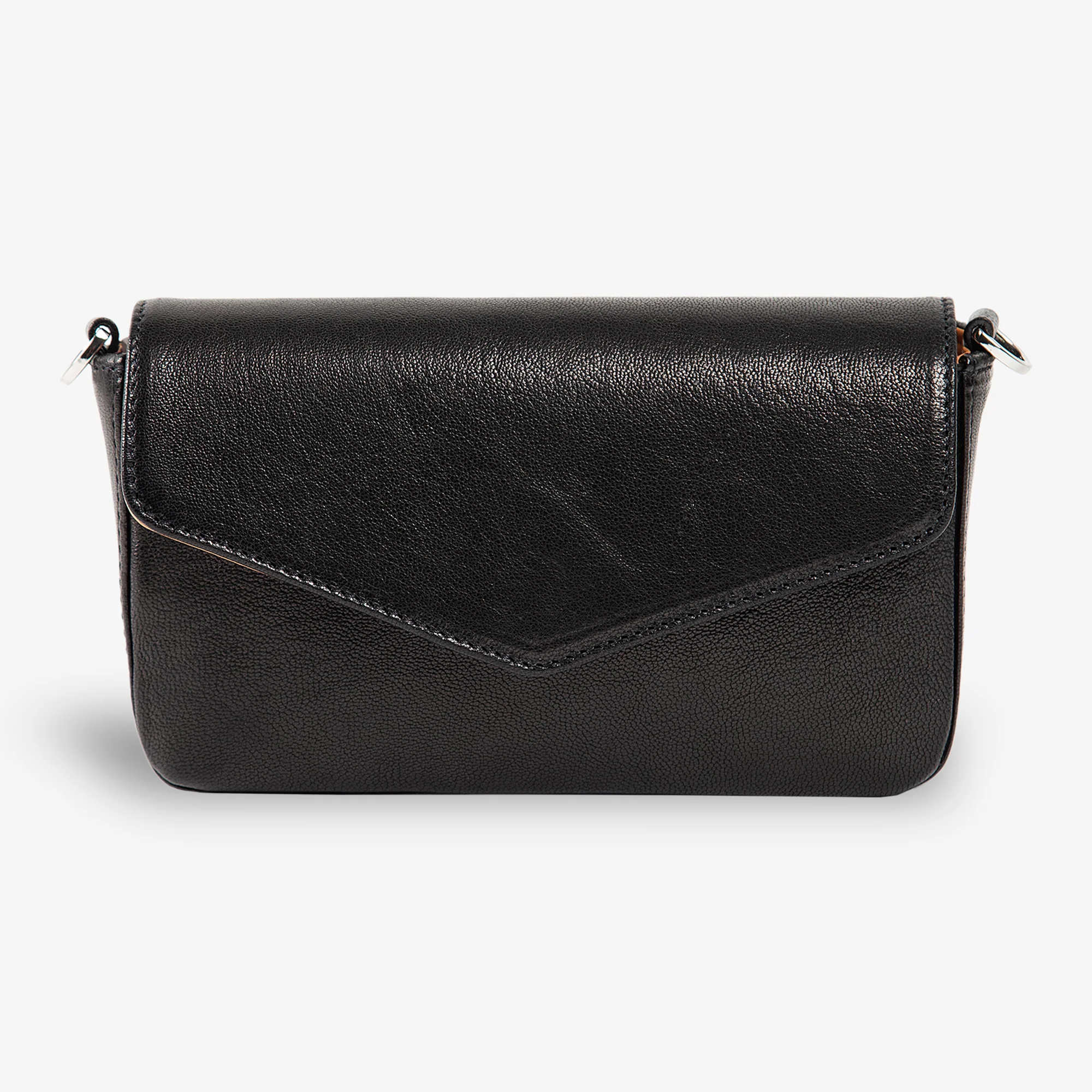 Viola | Clutch Crossbody Bag w/ Slim Wallet | Tatrus Black - Image 3