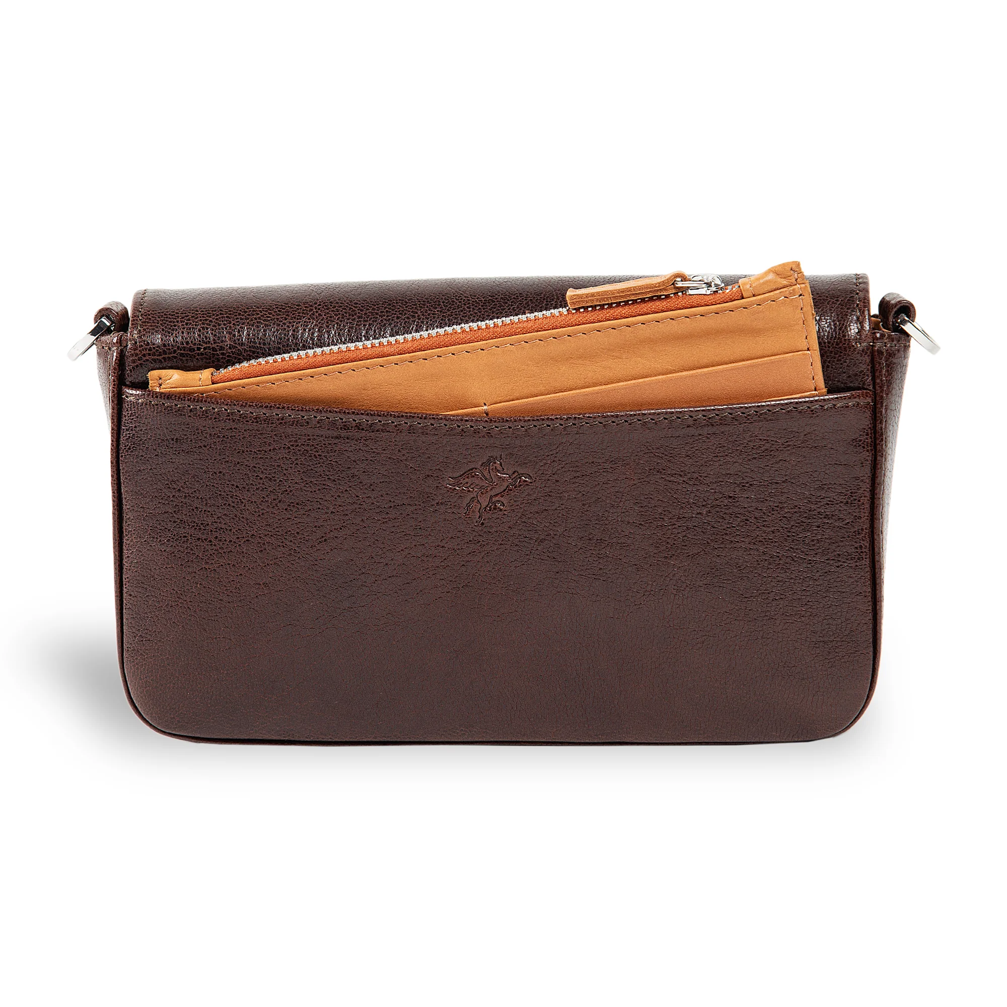 Viola | Clutch Crossbody Bag w/ Slim Wallet | Tatrus Brown - Image 6