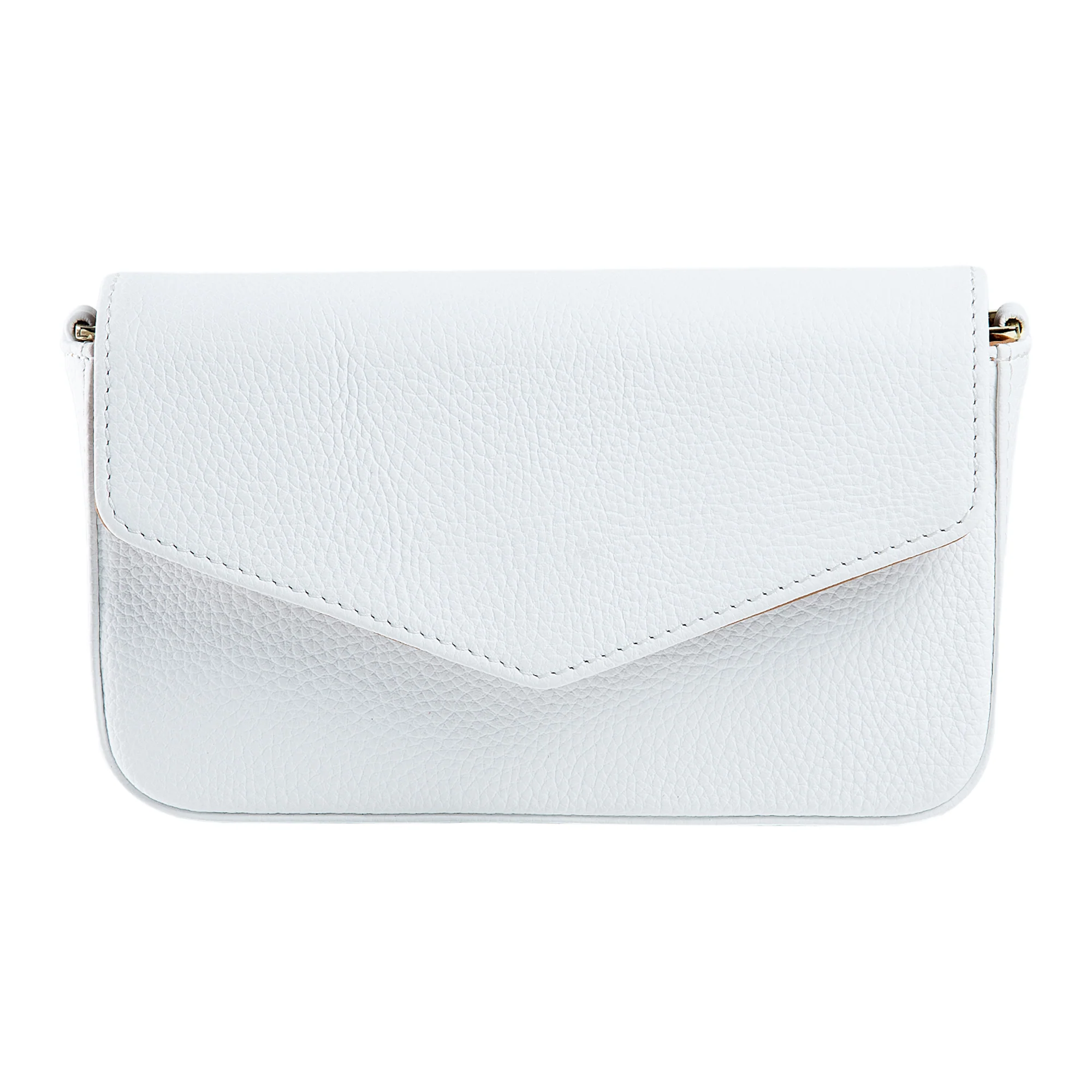 Viola | Clutch Crossbody Bag w/ Slim Wallet | White - Image 3